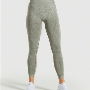 Gymshark Khaki Vital Seamless Leggings
